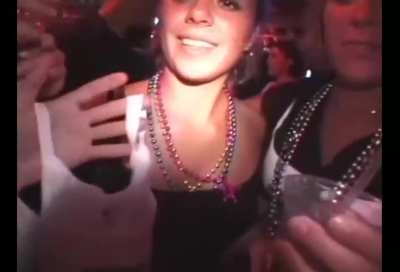 Triple kiss and a nipple lick