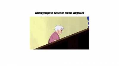 When you pass Stitches on the way to ZG