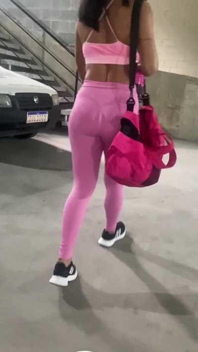 On the way to the gym
