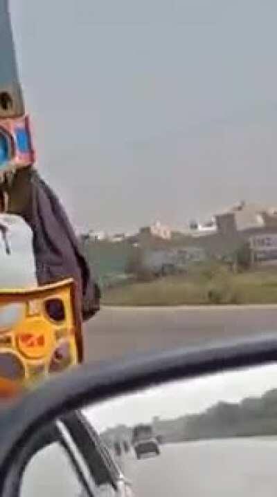 HMB while I hold a fast moving truck