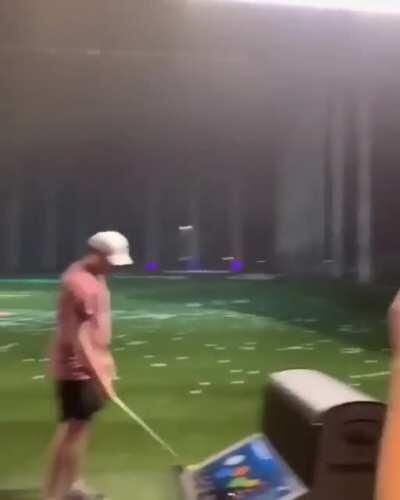 Driving Range Visit During Possible Tornados