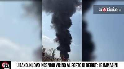 New fire at Port of Beirut, 10 September 2020