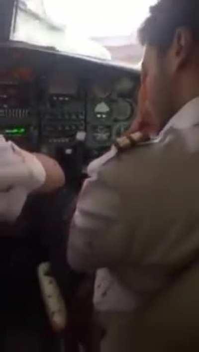 Bird strike hits pilot and passengers