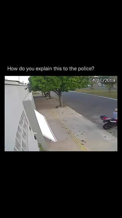 How would you explain to cops ?