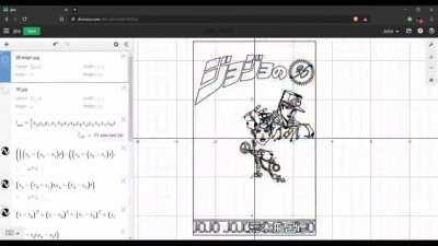 [Fanart] Part 4 Cover in a Graphing Calculator