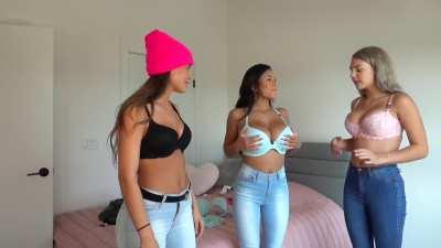 Having Huge Tits Means Even Your Friends Want To Feel You Up