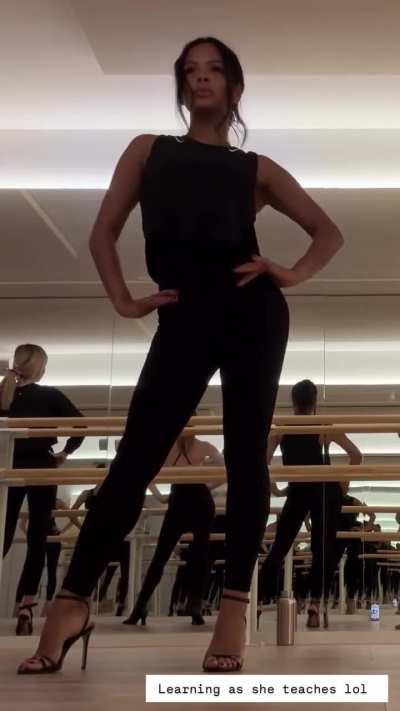 Learning as she teaches