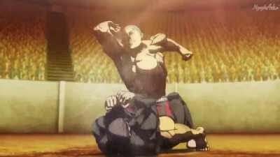 People can hate on the anime but can't lie the ground game was sexy asf