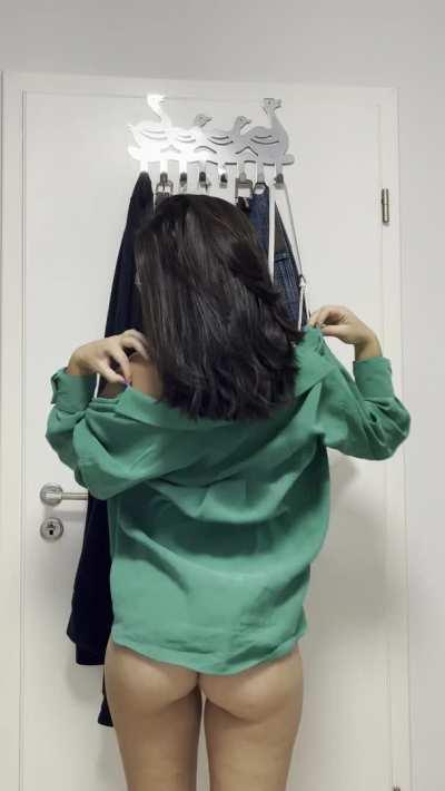 Do you like my dress on or off?