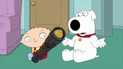 From the latest episode of family guy and I ensure you this is real