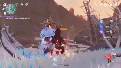 I did not know Baron Bunny could land there