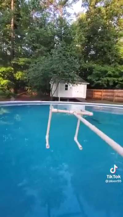 Above ground pool invention