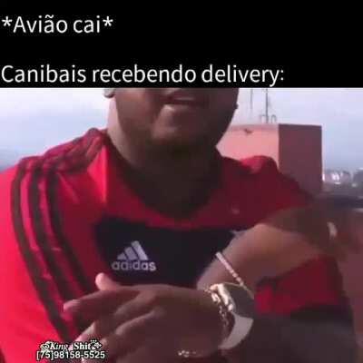 Delivery de canibal vai pelo céu