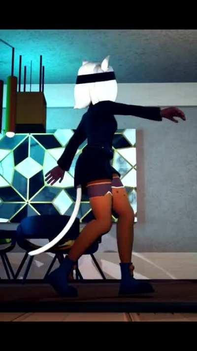 Posting a video of Whisk dancing to a random song until Murder Drones comes out - Day 21