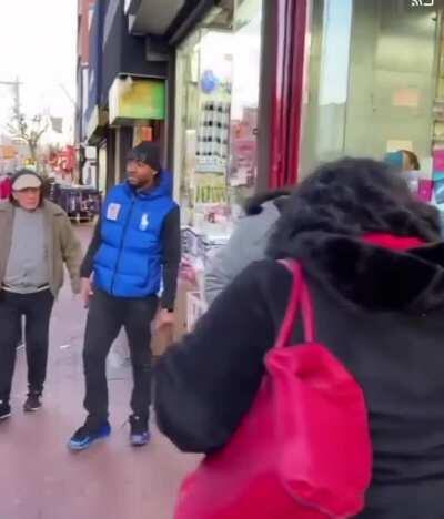 You should get facts before jumping in to save the suppose victim!