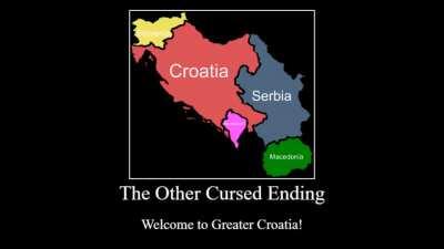 All endings for Yugoslavia. (Earrape warning, turn down your volume if you are a filthy w*sterner)