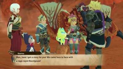 [Spoilers] Monster Hunter Stories 2 has voice acting, which means we now have an official pronunciation of the name of a certain monster that's never been heard aloud before! (Mild spoilers for a monster fight)