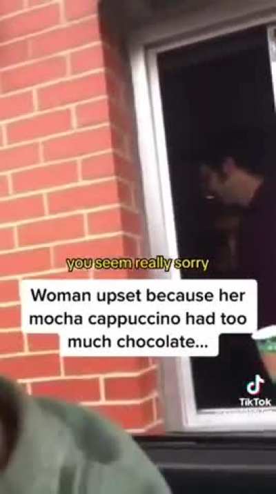 I cant believe she recorded this and posted it thinking she was in the right