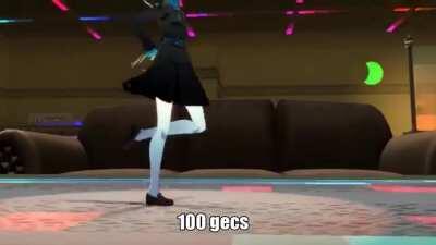 fuuka is still listening to 100 gecs