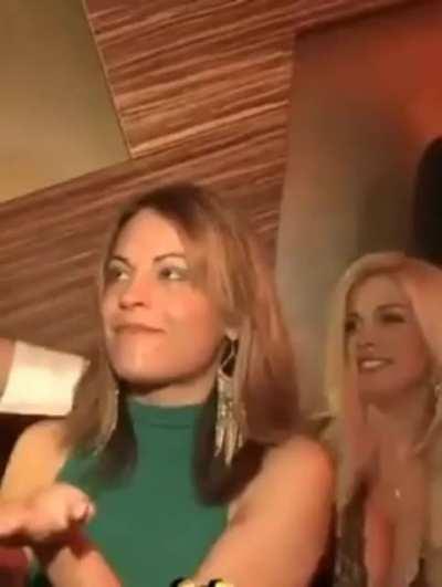 At first she tried to hide her disgust, then she realizes there is no point. Pure hate