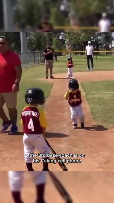 He's doing his own instant playback in slow motion.