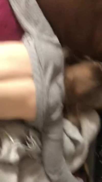 Perfect White Girl Creaming On BBC