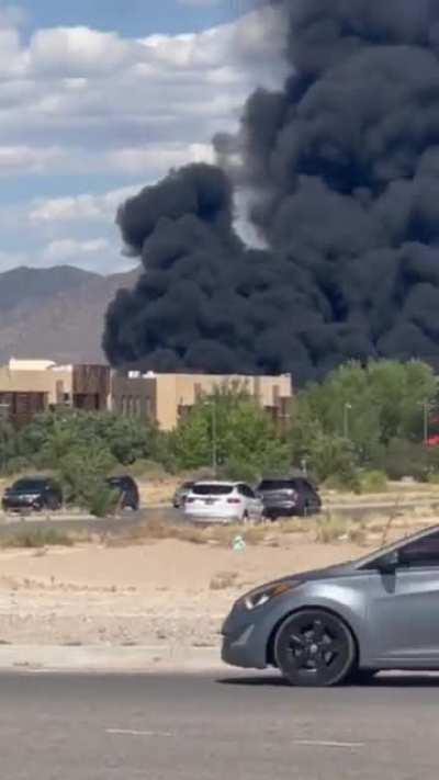 Close up video of the fire