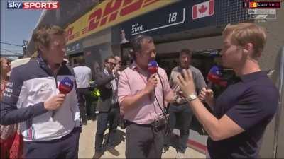 Sky F1's brakes segment with Rob Smedley, Nico Rosberg and Ted Kravitz