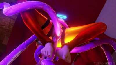 Tracer Fucked By Tentacle Monster (Meltrib)