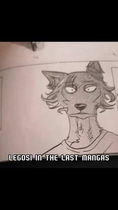 I re-readed beastars and couldn't stop laughing to legosis face
