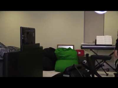 Vik watching JJ’s maths video