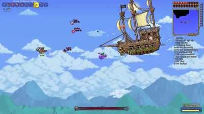 Terraria master mode really makes me feel like a pirate