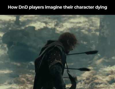 It will be a heroic death!