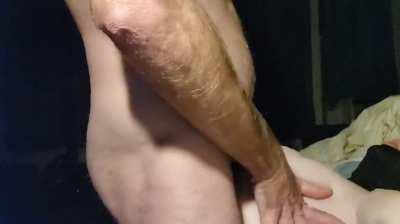 Titfuck cum fountain