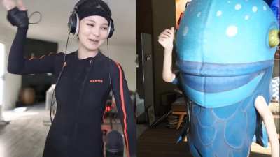 Technician Showing Off Her Mocap In Action