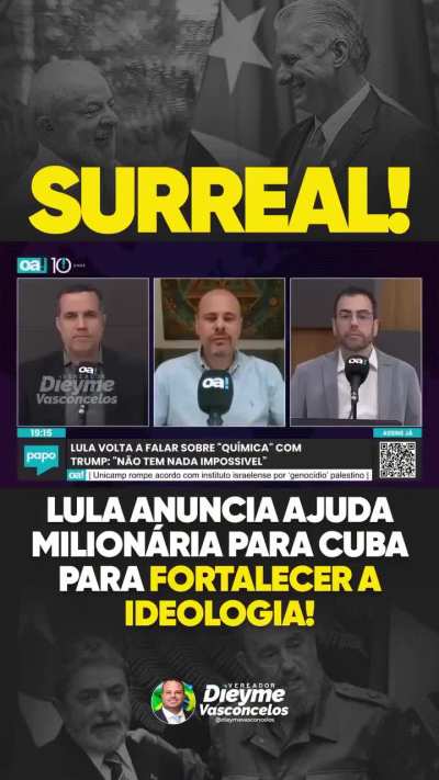 Estão preparados para financiar a ditadura cubana novamente??