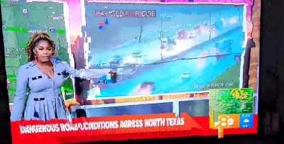 Dallas was stormy this morning 