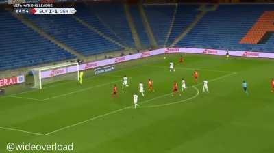 Absolutely sublime pass from Xhaka!