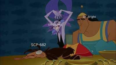 SCP-682 termination attempts be like