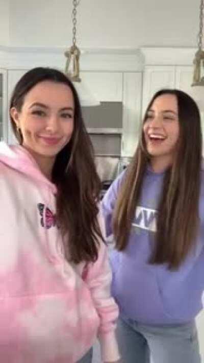 Nessa with proof to how gorgeous they both are