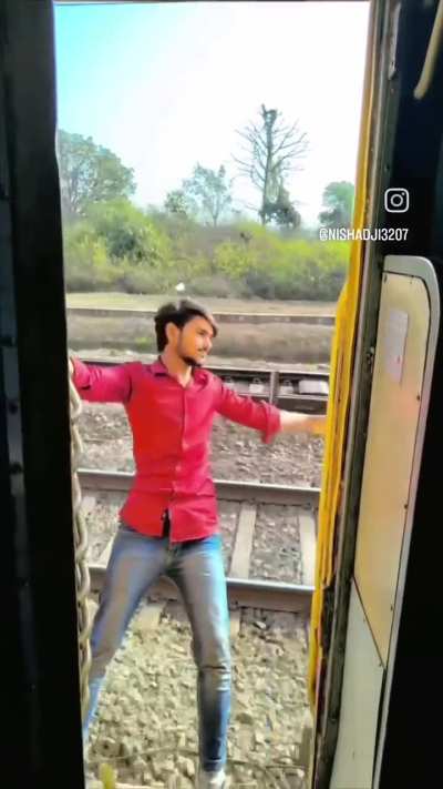 Indian on train