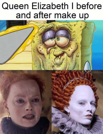 Way too much make up