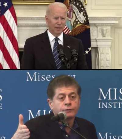 Judge Napolitano is based. 