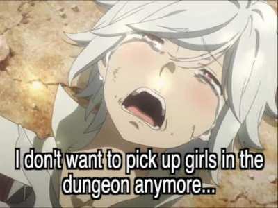 Bell's current mental state in the light novels: