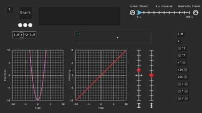 A puzzle game that teaches calculus