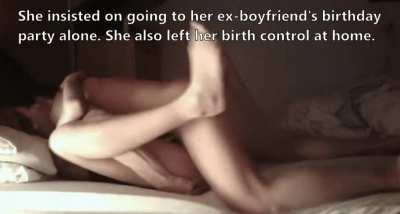 Every birthday party has a creampie