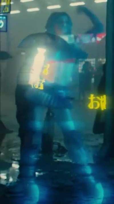 Ana de Armas behind the scenes of Blade Runner 2049