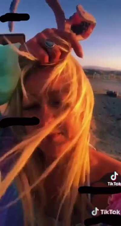 Admitting on video to crashing your car while “looking at pictures of dudes”