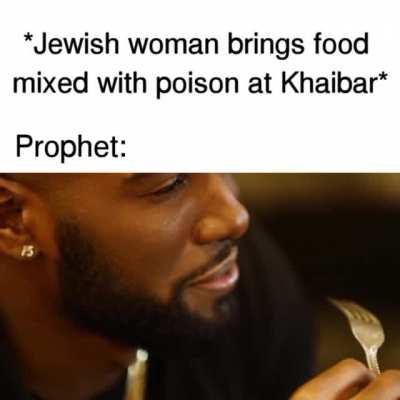 Prophet with poison food:>