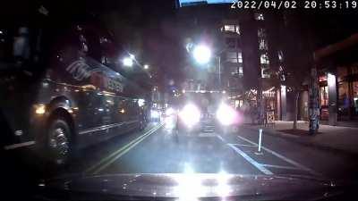 Thought I was gonna be in a head on with a hummer - Cap hill Seattle